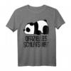 Offizielles Panda Schlafshirt Pyjama Nachthemd - Lustiges Geschenk für Langschläfer, Morgenmuffel und Panda Bären Fans