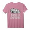 Offizielles Koala Bär Schlafshirt, Pyjama & Nachthemd - Lustiges Geschenk für Langschläfer, Morgenmuffel und Koala Fans