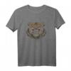 Cooles Bär Braunbär Grizzly Gesicht Kopf Raubtier Grafik T-Shirt – Perfekt für Tier- und Naturliebhaber, Jäger & Outdoor-Fans