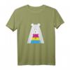 Mama Bär Pansexuelle Liebe Gleichheit LGBT Ally T-Shirt – Stolzes Geschenk für Mütter und Unterstützer der LGBTQ Gemeinschaft
