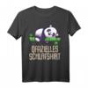 Offizielles Panda Schlafshirt Pyjama Nachthemd - Lustiges Geschenk für Langschläfer, Tierliebhaber und Schlafmuffel, perfekt für Damen, Herren und Teenager