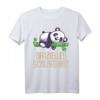 Offizielles Panda Schlafshirt Pyjama Nachthemd - Lustiges Geschenk für Langschläfer, Tierliebhaber und Schlafmuffel, perfekt für Damen, Herren und Teenager