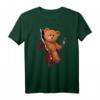 Scarry Teddy Halloween T-Shirt mit blutiger Wunde – Gruseliges Kostüm-Design für Halloween & Horror-Fans