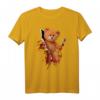 Scarry Teddy Halloween T-Shirt mit blutiger Wunde – Gruseliges Kostüm-Design für Halloween & Horror-Fans