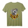 Niedliches Koala Bär Sonnenblumen Dekor T-Shirt – Perfekt für Festivals, Sommer & als Geschenk für Frauen, Mädchen, Mutter & Tochter