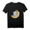 Bär im Mond T-Shirt – Lustiges Schlafshirt mit Tiermotiven für Kinder & Erwachsene, perfekt als Geschenk zu Geburtstag & Weihnachten