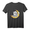 Bär im Mond T-Shirt – Lustiges Schlafshirt mit Tiermotiven für Kinder & Erwachsene, perfekt als Geschenk zu Geburtstag & Weihnachten