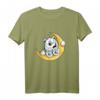 Bär im Mond T-Shirt – Lustiges Schlafshirt mit Tiermotiven für Kinder & Erwachsene, perfekt als Geschenk zu Geburtstag & Weihnachten