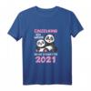 Kinder Ich werde eine große Schwester 2021 Panda Bär Geschwister T-Shirt – Süßes Geschenk für angehende große Schwestern, Tochter, Nichte & Enkelin
