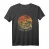 Retro Vintage I Hate People Faultier Camping T-Shirt – Lustiges Geschenk für Tier- und Campingliebhaber, Bär Fans & Humorvolle Sprüche für Männer, Frauen & Kinder