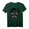 Waschbär Tiermotiv Aufdruck Kunst Bär Tiergesicht T-Shirt – Hochwertiges Tierdesign für Tierliebhaber