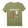 Kinder 9. Geburtstag T-Shirt mit Bär - Süßes Geburtstagsshirt für Jungen und Mädchen, ideal zum Feiern & in der Schule