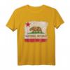 Kalifornische Republik Flagge Distressed T-Shirt - Vintage Retro Souvenir für Cali, Los Angeles & Westküste
