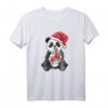Süßer Panda mit Weihnachtsmütze - Lustiges Weihnachts-Shirt für Kinder und Panda-Fans, ideales Geschenk für Weihnachten und Partys