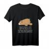Damen Offizielles Schlafshirt Pyjama Nachthemd Bär - Lustiges Geschenk für Langschläfer, Morgenmuffel & Bärenliebhaber