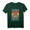 Lustiges HapFrog T-Shirt mit Kaffee- und Anti-Sozial-Motiv - Perfektes Geschenk für Humorvolle Männer