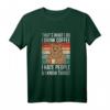 HapFrog T-Shirt mit Humor – 'Thats what I do, I drink coffee, I hate people' für Kaffeeliebhaber & Sarkastische Sprüche