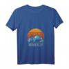 Damen Mama Bär Vintage Muttertag T-Shirt mit V-Ausschnitt – Witziges Retro Camping Geschenk für Mütter