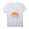 Damen Mama Bär Vintage Muttertag T-Shirt mit V-Ausschnitt – Witziges Retro Camping Geschenk für Mütter