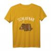 Bären Schlafshirt Pyjama mit lustigem Spruch 'Schlafbär' – Bequeme Schlafkleidung für Müde Morgenmuffel und Langschläfer, ideales Geschenk