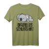 Offizielles Schlafshirt Pyjama Nachthemd Koala Bär – Lustiges Geschenk für Schlafliebhaber, Langschläfer & Morgenmuffel für Damen, Herren & Teenager