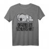 Offizielles Schlafshirt Pyjama Nachthemd Koala Bär – Lustiges Geschenk für Schlafliebhaber, Langschläfer & Morgenmuffel für Damen, Herren & Teenager