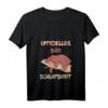Damen Offizielles Bär Schlafshirt Pyjama Geschenk – Lustiges und Bequemes Schlafanzug T-Shirt mit V-Ausschnitt für Frauen & Männer