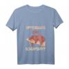 Damen Offizielles Bär Schlafshirt Pyjama Geschenk – Lustiges und Bequemes Schlafanzug T-Shirt mit V-Ausschnitt für Frauen & Männer