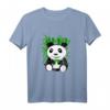 Süßer Panda Bär mit Bambus T-Shirt - Geschenkidee für Tierliebhaber und Panda Fans