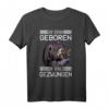 Zum Zocken geboren zur Schule gezwungen - Lustiges Gaming T-Shirt für Konsole und PC Gamer, perfekt für Zocker, Nerds und Streamer