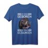 Zum Zocken geboren zur Schule gezwungen - Lustiges Gaming T-Shirt für Konsole und PC Gamer, perfekt für Zocker, Nerds und Streamer