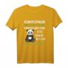 Schrittzähler sind für Fortgeschrittene Panda Bär T-Shirt – Lustiges Anti-Sport Shirt für Couch-Potatoes und Chiller mit Humor