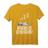 Offizielles Waschbär Schlafshirt Pyjama – Lustiges Geschenk für Damen und Herren, Teenager, Langschläfer & Morgenmuffel