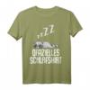 Offizielles Waschbär Schlafshirt Pyjama – Lustiges Geschenk für Damen und Herren, Teenager, Langschläfer & Morgenmuffel