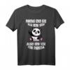 HapFrog T-Shirt für Damen mit süßem Panda-Design – Lustiges Geschenk für Panda-Liebhaberinnen und Geburtstagskinder