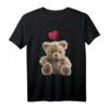Teddybär und Herz T-Shirt für Bärenliebhaber – Lustiges, buntes Bärenmotiv für Bärenmama & Bärenpapa