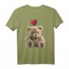 Teddybär und Herz T-Shirt für Bärenliebhaber – Lustiges, buntes Bärenmotiv für Bärenmama & Bärenpapa