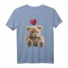 Teddybär und Herz T-Shirt für Bärenliebhaber – Lustiges, buntes Bärenmotiv für Bärenmama & Bärenpapa