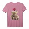 Teddybär und Herz T-Shirt für Bärenliebhaber – Lustiges, buntes Bärenmotiv für Bärenmama & Bärenpapa