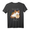 Niedliche wütende Katze Kaffee Montag Koffein T-Shirt – Lustiges Tier- und Kaffee-Design für Kaffeeliebhaber & Büroangestellte