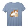 Niedliche wütende Katze Kaffee Montag Koffein T-Shirt – Lustiges Tier- und Kaffee-Design für Kaffeeliebhaber & Büroangestellte