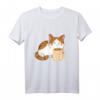 Niedliche wütende Katze Kaffee Montag Koffein T-Shirt – Lustiges Tier- und Kaffee-Design für Kaffeeliebhaber & Büroangestellte