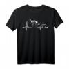 Barsoi Herzschlag Hemd Hund Haustier T-Shirt für Frauen und Männer – Perfektes Geschenk für Tierliebhaber zu Vatertag, Muttertag, Geburtstag und Weihnachten