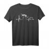 Barsoi Herzschlag Hemd Hund Haustier T-Shirt für Frauen und Männer – Perfektes Geschenk für Tierliebhaber zu Vatertag, Muttertag, Geburtstag und Weihnachten
