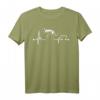 Barsoi Herzschlag Hemd Hund Haustier T-Shirt für Frauen und Männer – Perfektes Geschenk für Tierliebhaber zu Vatertag, Muttertag, Geburtstag und Weihnachten