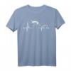 Barsoi Herzschlag Hemd Hund Haustier T-Shirt für Frauen und Männer – Perfektes Geschenk für Tierliebhaber zu Vatertag, Muttertag, Geburtstag und Weihnachten