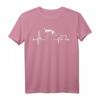 Barsoi Herzschlag Hemd Hund Haustier T-Shirt für Frauen und Männer – Perfektes Geschenk für Tierliebhaber zu Vatertag, Muttertag, Geburtstag und Weihnachten