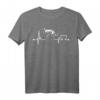 Barsoi Herzschlag Hemd Hund Haustier T-Shirt für Frauen und Männer – Perfektes Geschenk für Tierliebhaber zu Vatertag, Muttertag, Geburtstag und Weihnachten