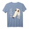 Lustiges Borzoi Hund Meme T-Shirt mit langem Gesicht - Ideal für Hundeliebhaber und humorvolle Tierfans
