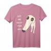 Lustiges Borzoi Hund Meme T-Shirt mit langem Gesicht - Ideal für Hundeliebhaber und humorvolle Tierfans